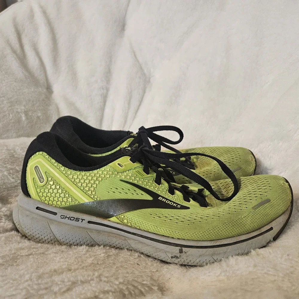 Brooks‎ Mens Ghost 14 1103691D310 Green Running Shoes Sneakers Size 8